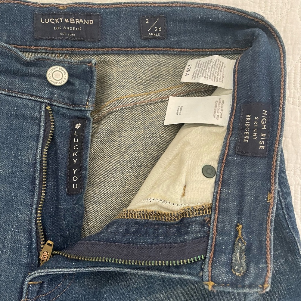 Women’s Lucky Jeans High Rise Skinny 2/26